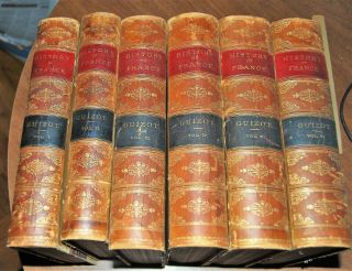 A Popular History Of France By Guizot Illustrated 6 Volume Set Circa 1880