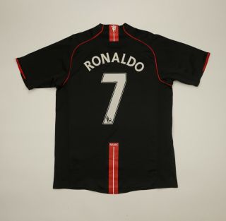 Cristiano Ronaldo 7 Manchester United 2007 2008 2009 Away Football Shirt Jersey