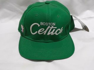 Vintage Nwt 90’s Boston Celtics Sports Specialties Snapback Hat