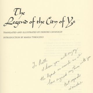 Charles Guyot,  Deirdre Cavanagh / Legend of the City of Ys Signed 1st ed 1979 2