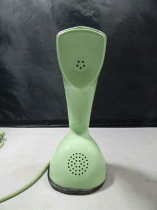 Vintage Ericafon North Electric Co.  Sea Foam Cobra Rotary Phone 8 