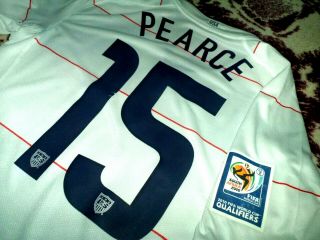 Jersey Us Heath Pearce Nike Usa (l) Match Worn Player Issue Usmnt Qualifiers 09