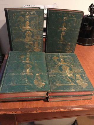 Collier ' s OF CHARLES DICKENS 6 - Volume Antique Book Set Illustrated 1870 ' s 3