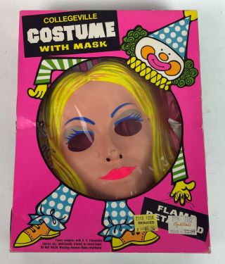 Vintage Collegeville Princess Halloween Costume With Mask Medium 8 - 10yrs