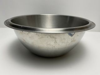 Vintage Polar S - 32 Large Chef Quality Stainless Steel Mixing Bowl 13” X 5.  5”