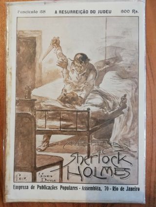 Brazil Pulp,  Sherlock Holmes 38,  About 1910,  Dime Novel,  Portuguese