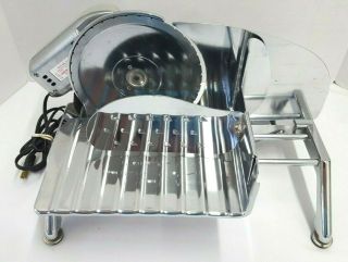 Rival Electric Meat Cheese Food Slicer Model 1030v/2 Vintage Chrome