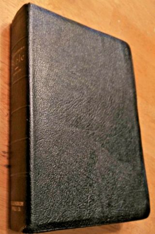 Vtg 1964 Thompson Chain Reference Bible Kjv Bonded Black Leather Kirkbride