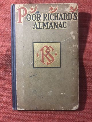 Poor Richards Almanac Published 1908