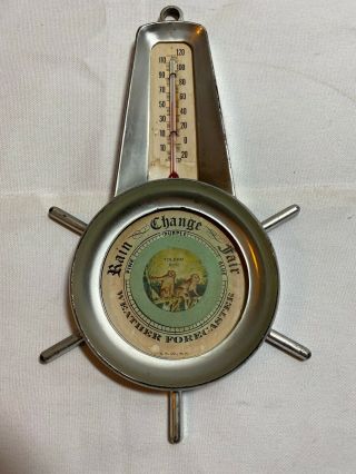Vintage Toledo Zoo Barometer Weather Forecaster I2