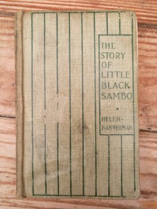 Antique 1899 The Story Of Little Black Sambo Helen Bannerman Children 