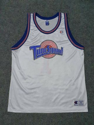 Tune Squad Jersey : Bugs Bunny : Space Jam 1996 Warner Bros : Champion : Size 52