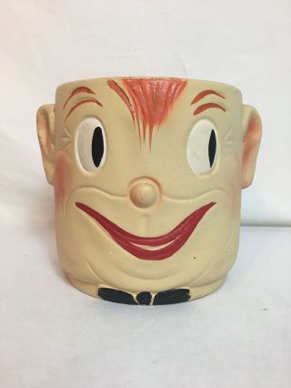 Smiling Oscar Cookie Jar Vintage Solider Classics Ceramic Pottery