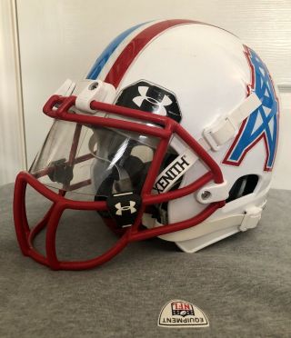 Nfl Houston Oilers Full Size Football Helmet Xenith Large Riddell Texans Afl