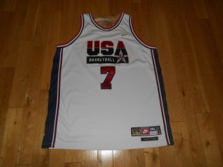 Nike Larry Bird 1992 Usa Basketball Dream Team Olympic Mens Stitched Jersey 3xl