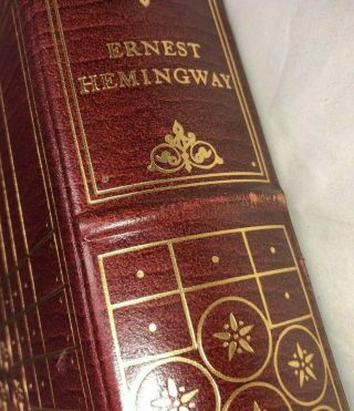 Franklin Library Ernest Hemingway " 1977 " The First Forty Nine Stories (rare)