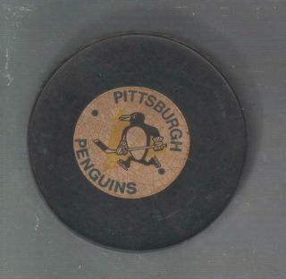 Pittsburgh Penguins Vintage Viceroy Nhl Approved Hockey Game Puck
