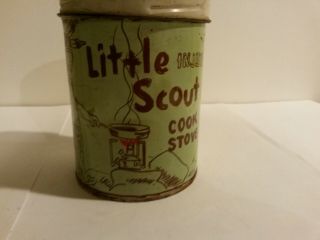 Little Injun Scout Cook Stove In Tin Made In Japan Vintage Camping 1960s