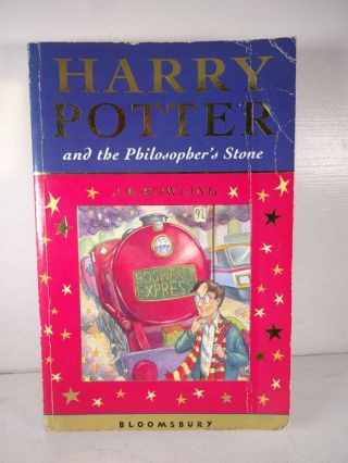 Harry Potter And The Philosophers Stone J.  K Rowling First 1st Edition 7th Print