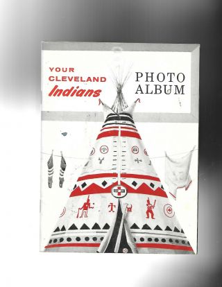 1957 Cleveland Indians Sohio Photo Album Complete Set/18 Ex/nr - Mt