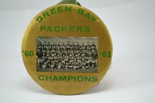 1961 Green Bay Packer Western Division Champions Button/pin