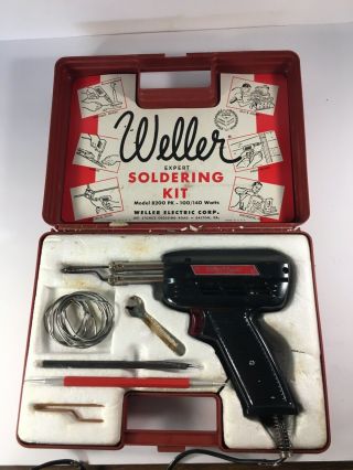 Vintage Weller Soldering Gun Kit Model 8200.