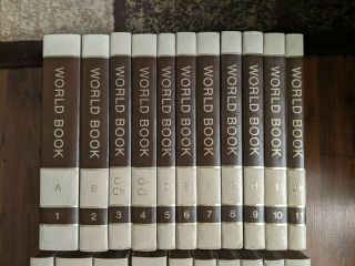 The World Book Encyclopedia Complete Set 21 Volumes 1975 vintage collectible 2