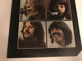 Vintage,  The Beatles “let It Be” Vinyl Lp Red Apple Label (1970) Ar 34001