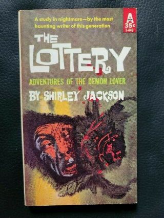 The Lottery,  Adventures Of The Demon Lover By Shirley Jackson,  Avon Books T - 449