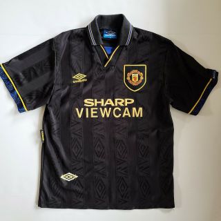 1993 - 95 Manchester United Away Football Shirt Kit Soccer Jersey Umbro Medium M