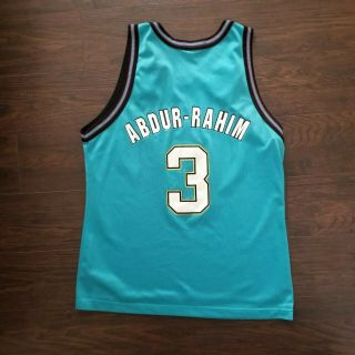 VTG Teal Shareef Abdur Rahim Vancouver Grizzlies 3 Basketball Jersey L 2