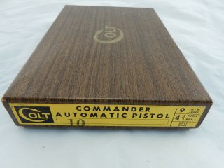 Vintage Two Piece Colt Commander Box For 9mm