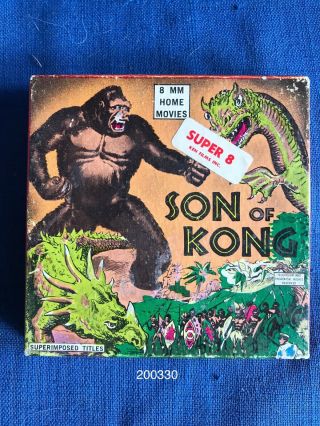 Vintage 1960s Son Of Kong 8mm Home Movies Superimposed Titles 8 547 Film,