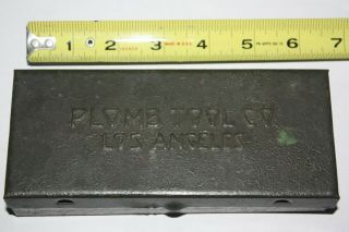 Vintage Plomb (plumb) Tool Box For 1/4 Inch Drive Socket Set Los Angeles Ca