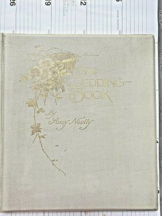 Antique The Wedding Book By Amy Neally Victorian Wedding Gift