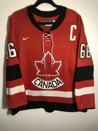 Nike Team Canada Mario Lemieux Men’s Alternate Hockey Jersey Large 2002 Olympics