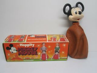 Vtg Walt Disney Productions Mickey Mouse Hoppity Inflatable Bouncing Ball Toy