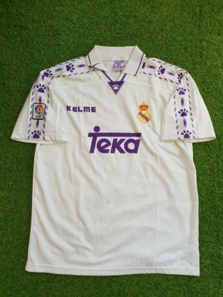 Real Madrid Home 1996 1997 Shirt Jersey Camiseta Magila