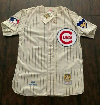 Ron Santo Mitchell & Ness 1969 Retro Home Chicago Cubs Jersey 10