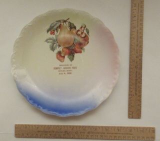 Souvenir Of Dempsey - Gibbons Fight - Shelby,  Mont.  - July 4,  1923 - Fruit Plate