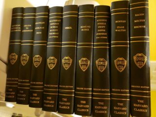 The Harvard Classics 9 Volumes 1969 Deluxe Edition