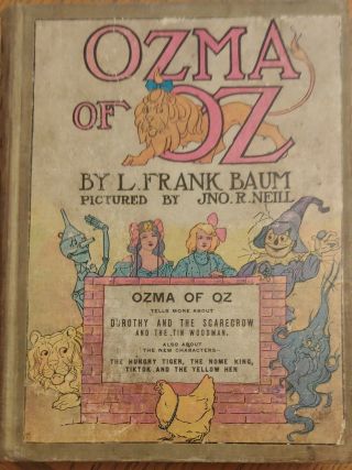 Ozma Of Oz L Frank Baum Color Plates Early Edition