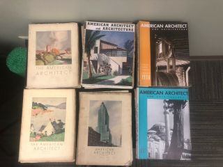 American Architect And News Builder 28 Individual Issues Sept 1927 To Feb 1938
