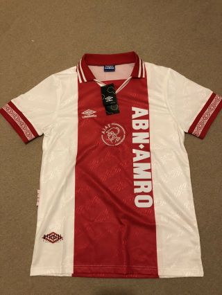 Ajax Fc 94 - 95 Home Shirt Vintage - Mens Medium Never Worn