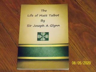 Alcoholics Anonymous Related The Life Of Matt Talbot Sir J.  Glynn 1st/1st