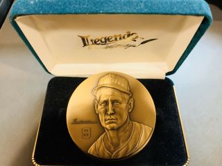 Ted Williams Bronze Medallion By Armand Lamontagne Marked Ap 3 " Diameter