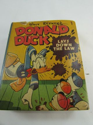 Better Little Book Donald Duck Lays Down The Law 33919