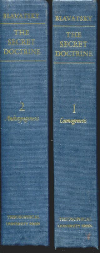 The Secret Doctrine - By H.  P.  Blavatsky - Volumes I & Ii - 1888 Facsimile Print