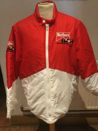 Marlboro World Championship Team Vintage 1988/89 Padded Jacket Size Extra Large