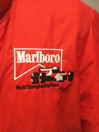 MARLBORO WORLD CHAMPIONSHIP TEAM VINTAGE 1988/89 PADDED JACKET SIZE EXTRA LARGE 2